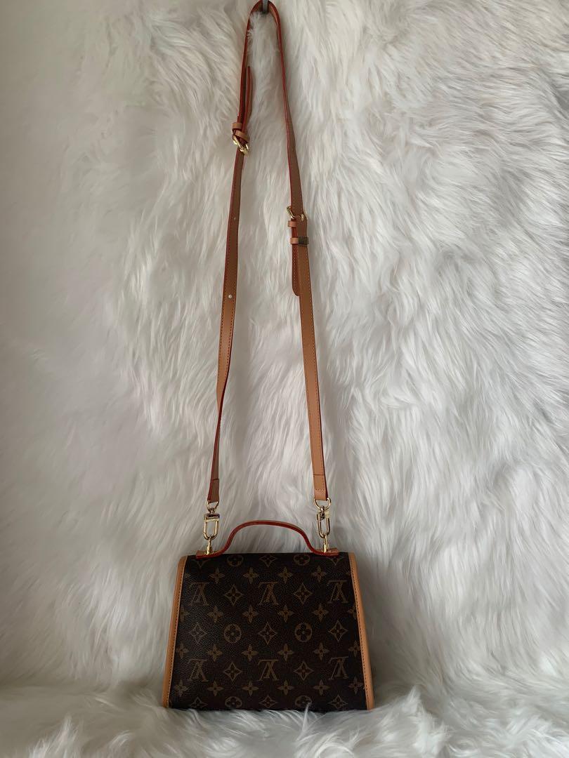 Ivy cloth crossbody bag Louis Vuitton Brown in Cloth - 14992995