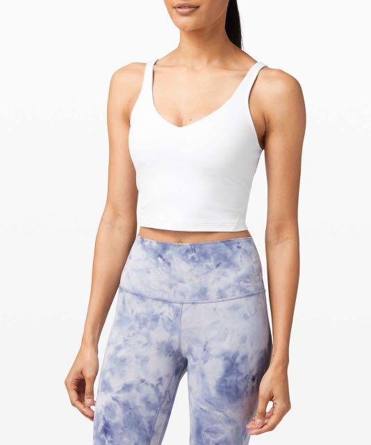 Lululemon White Align Tank 6, Women's Fashion, Activewear on Carousell