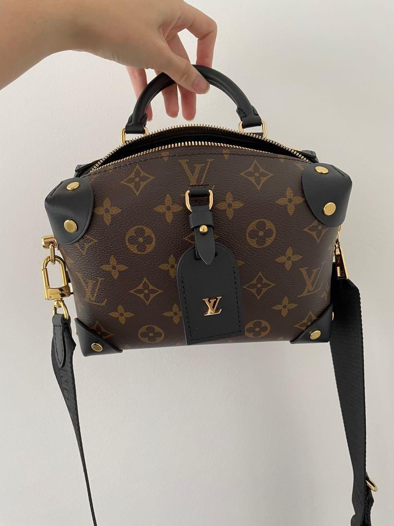 Authentic Louis Vuitton Petite Malle Souple Pink, Luxury, Bags & Wallets on  Carousell