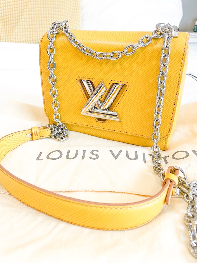 LV Twist PM, Yellow, Luxury, Bags & Wallets on Carousell