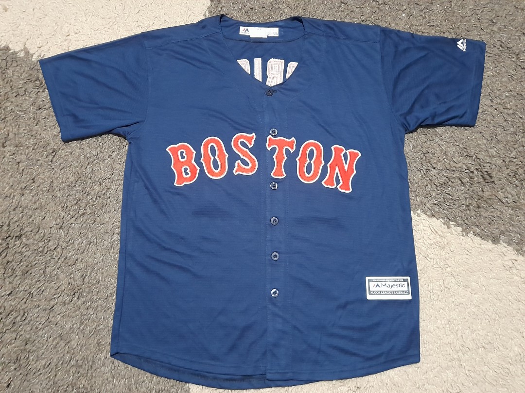 Vintage #8 HOUSTON ASTROS MLB Majestic Authentic Jersey L