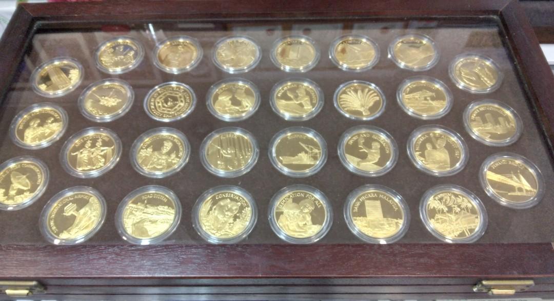 MALAYSIA 1957 - 1987 THE FORGING OF NATION ( 30 - Silver 925