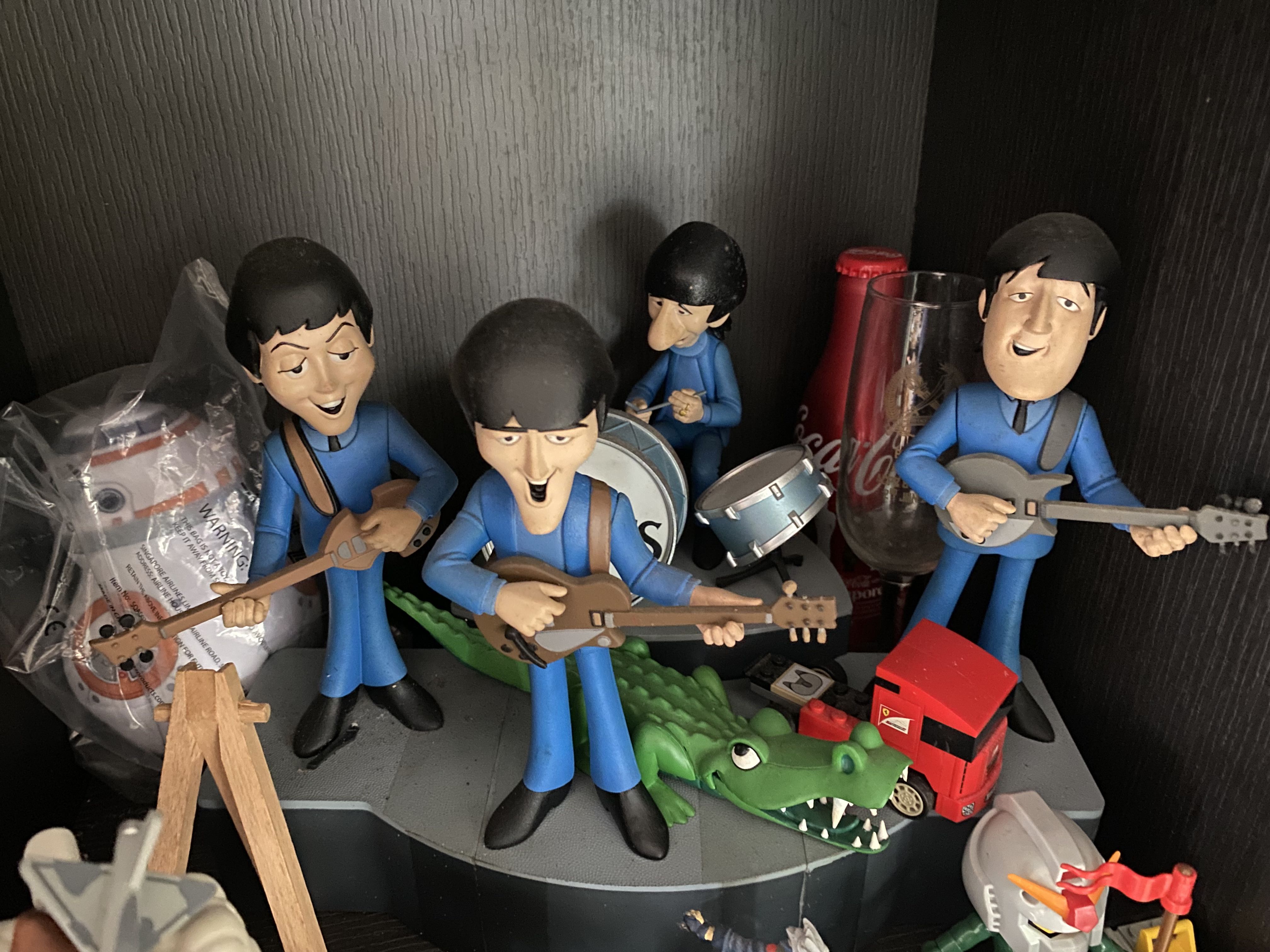 McFarlane Toys Rock 'n Roll Deluxe Action Figure Boxed Set Beatles Cartoon