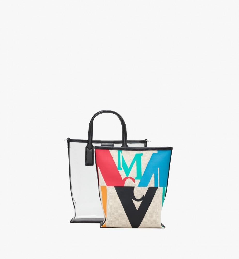 MCM Shopper In Logo Glitch Hologram