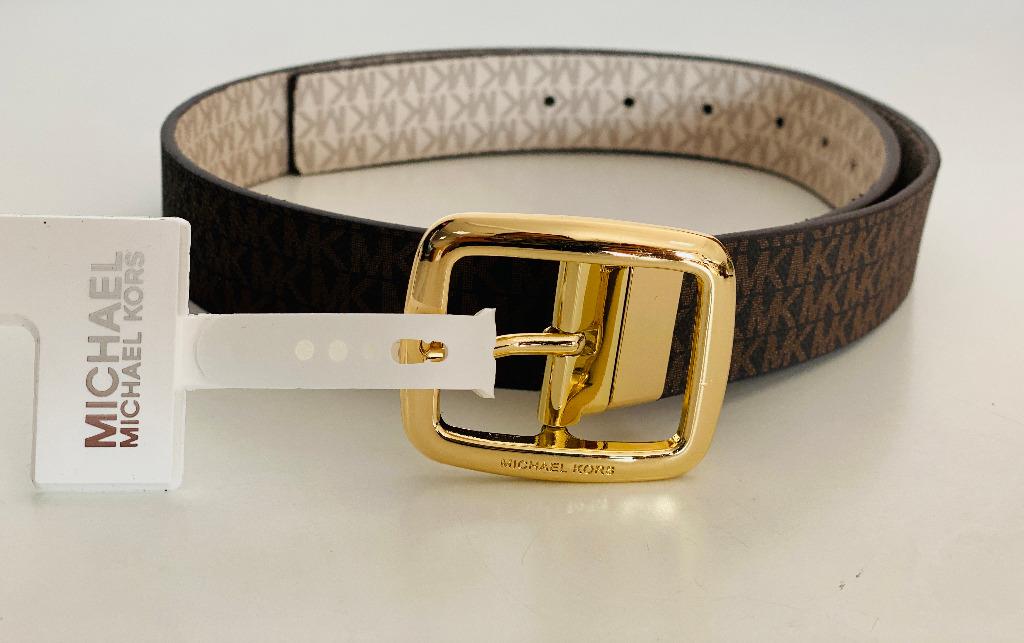 Michael kors vanilla belt hotsell