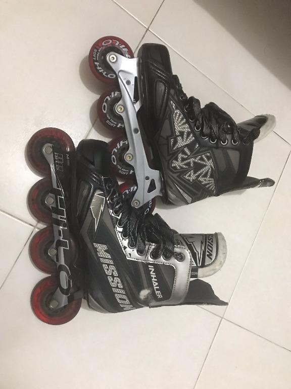 Mission Inhaler NLS5 Roller Hockey Skates Sr, Sports Equipment, Sports