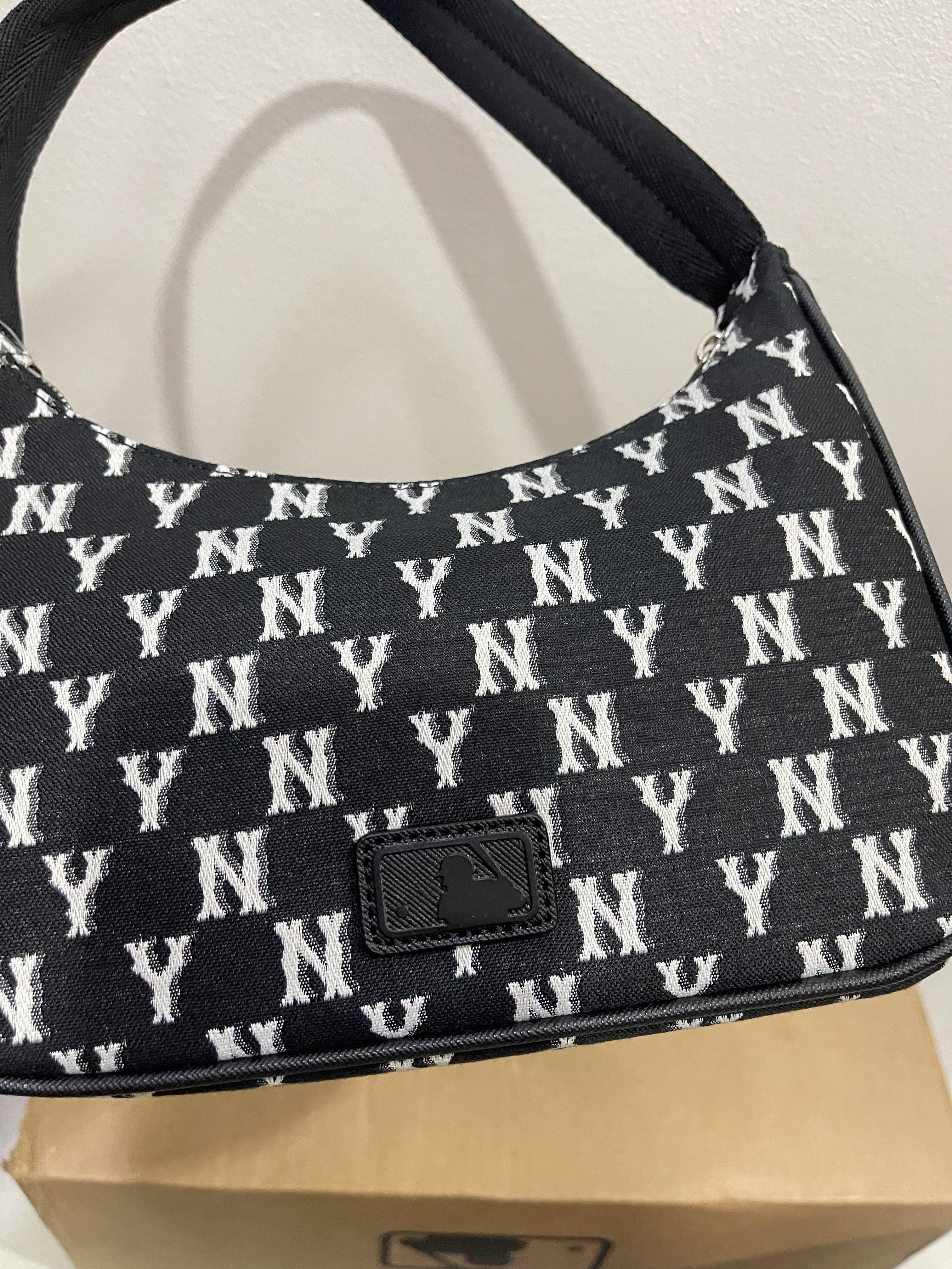 MLB Monogram Jacquard Hobo Shoulder Bag