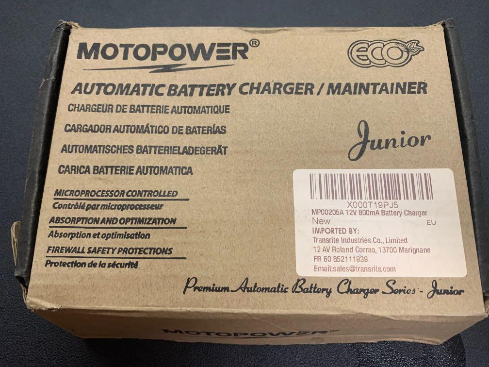 MOTOPOWER MP00205A Automatic Battery Charger / Maintainer 