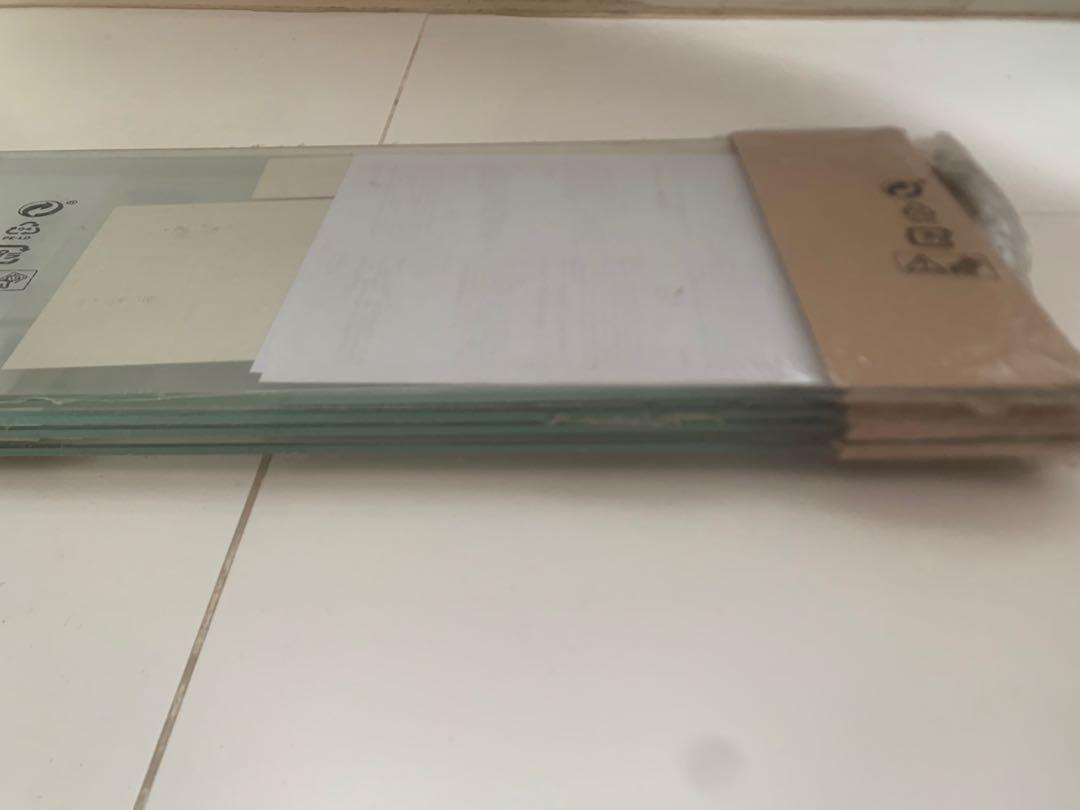 IKEA Besta Glass Shelf 56 x 16cm set, Furniture & Home Living