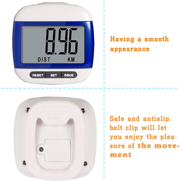 New Stock! Multifunction Pocket Pedometer with Belt Clip, Health