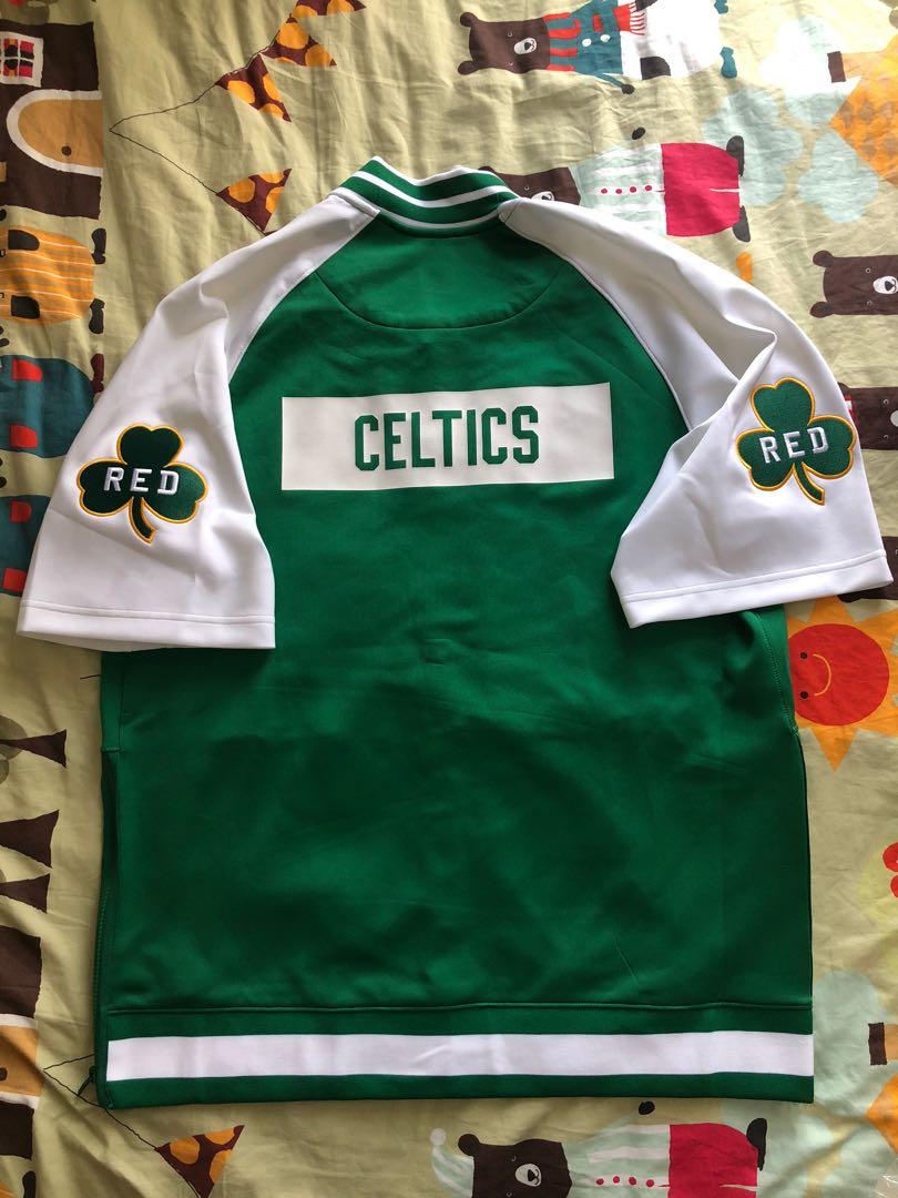 Boston celtics warm up 2025 jacket nike