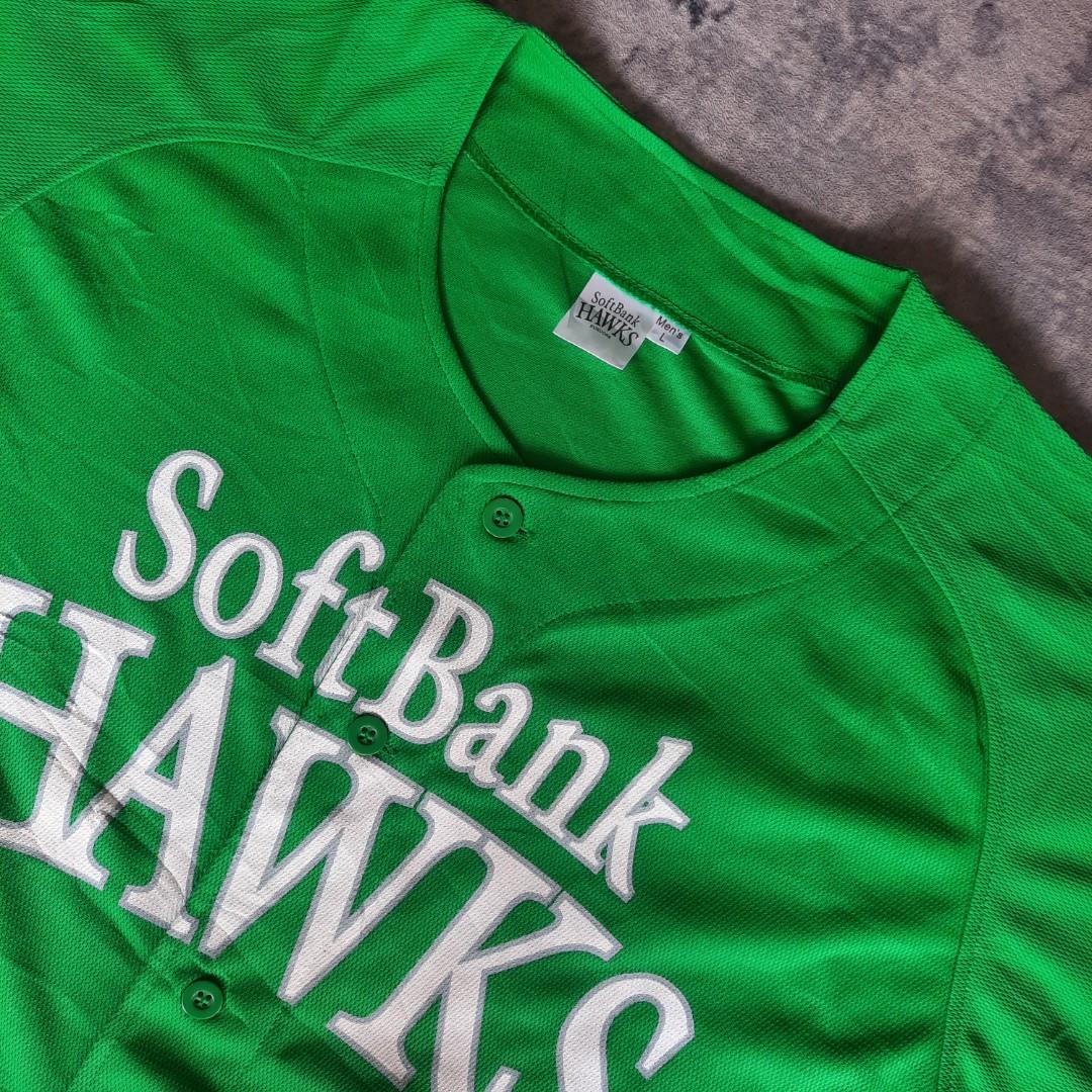 NPB 2014 Fukuoka SoftBank HAWKS Jersey Baseball SIZE~~S &M L XL Stitches