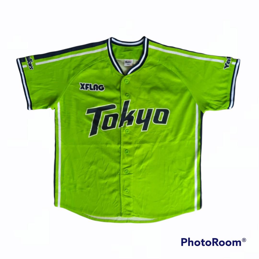 AUTHENTIC TOKYO YAKULT SWALLOWS TAGAWA #35 BASEBALL GAME JERSEY japan NPB