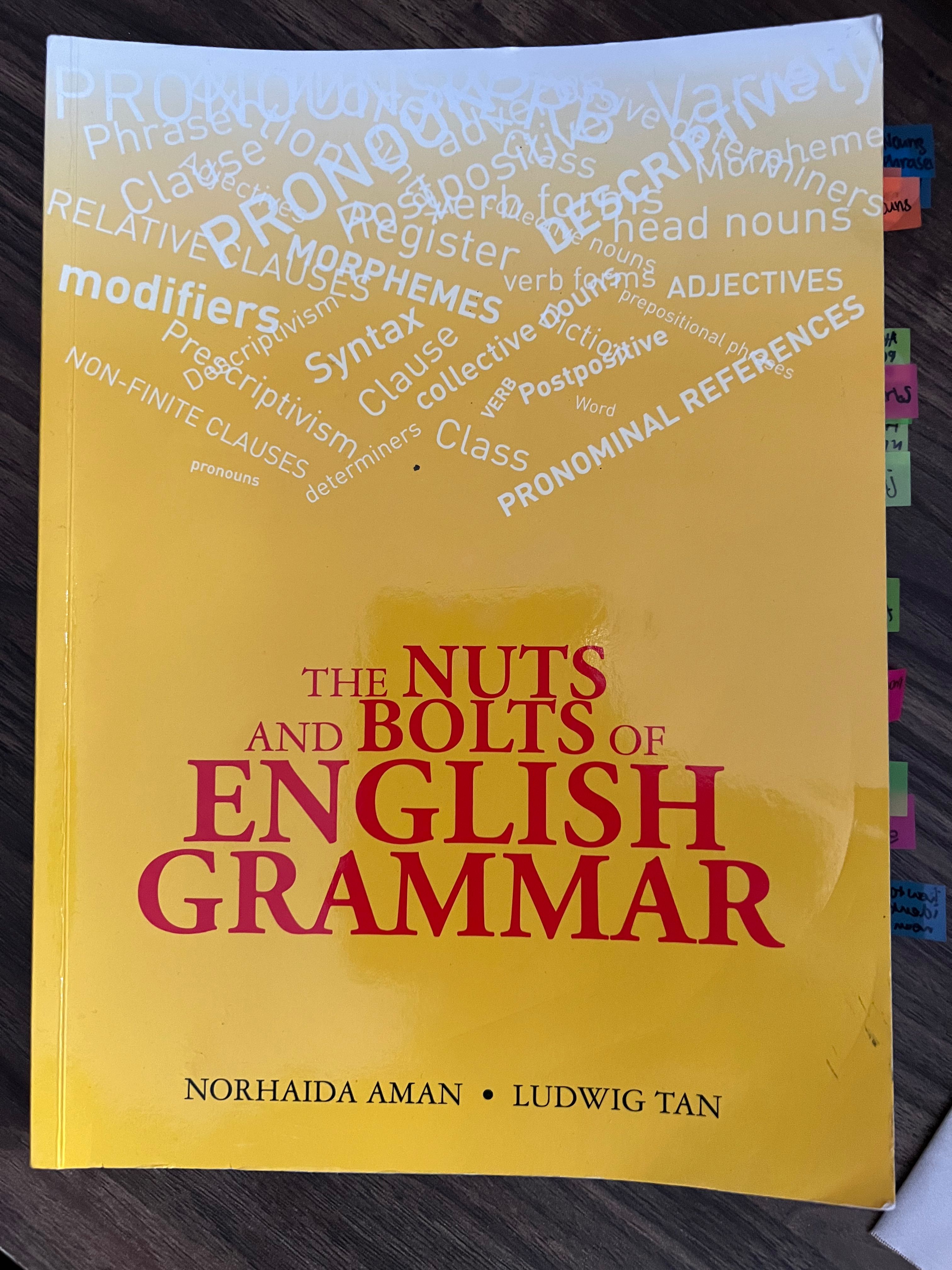 Nuts and Bolts of Grammar, Hobbies & Toys, Books & Magazines, Textbooks