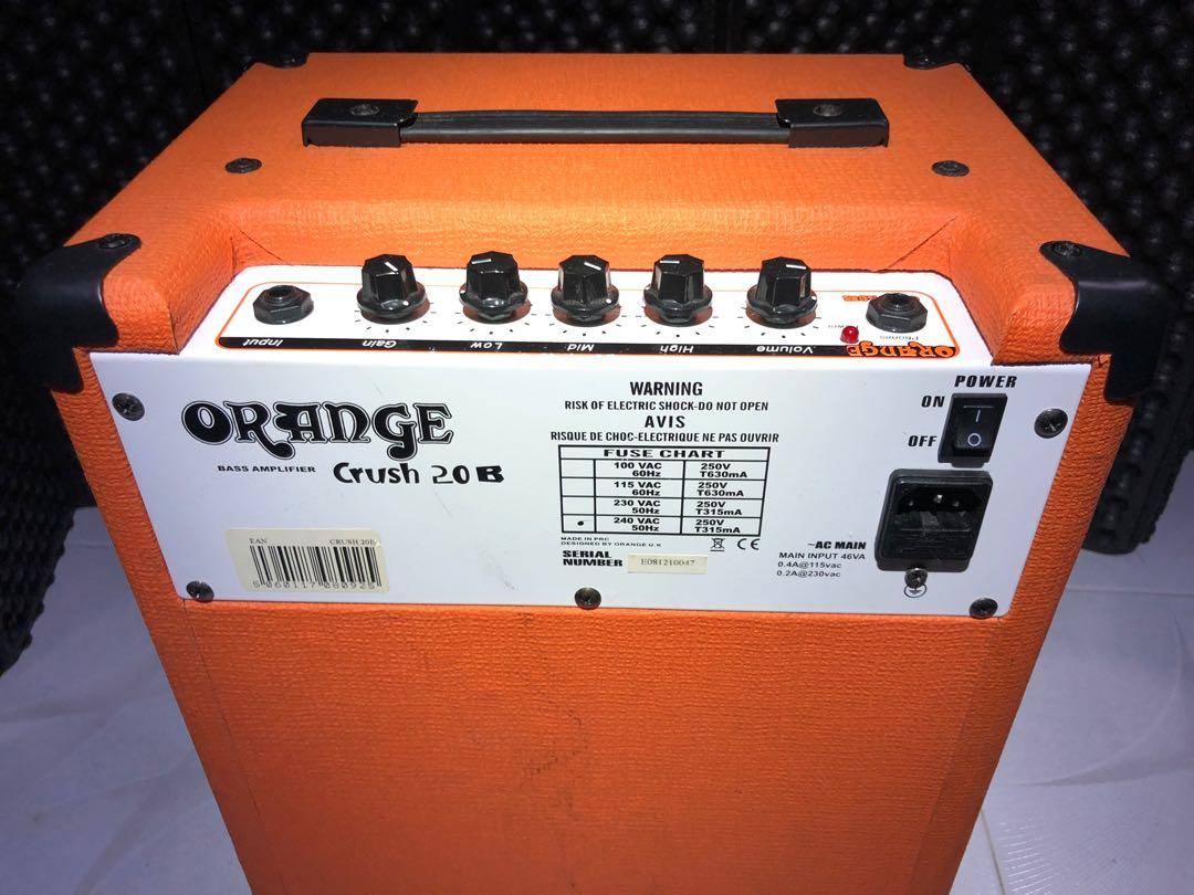 Orange crush 20b bass amp discount