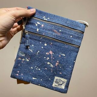 全场独卖 Vintage Brand New Stock Genuine OrSlow Sacoche 2 Year Wash Denim Paint Bag Made in Japan denim material bag ⚠️ Sell only no exchange ⚠️62975780063746110