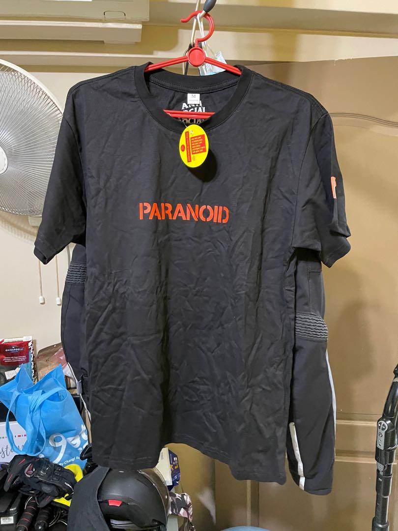 anti social social club paranoid t shirt