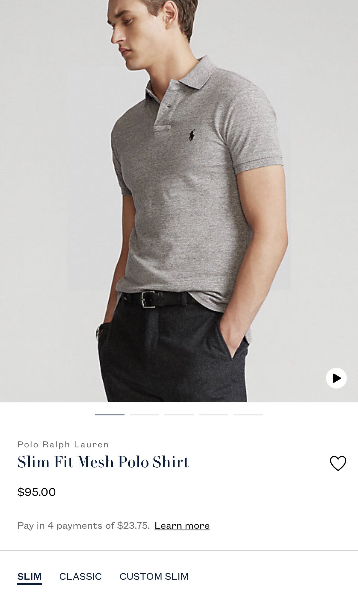 Polo Ralph Lauren Slim-Fit Mesh Polo Shirt