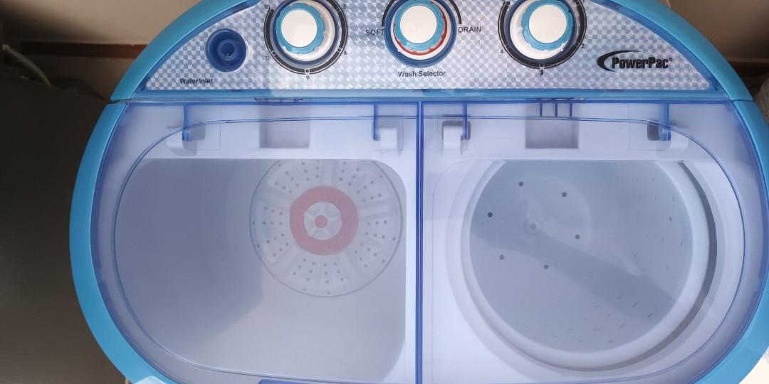 Powerpac Washing machine with spinner, TV & Home Appliances, Washing