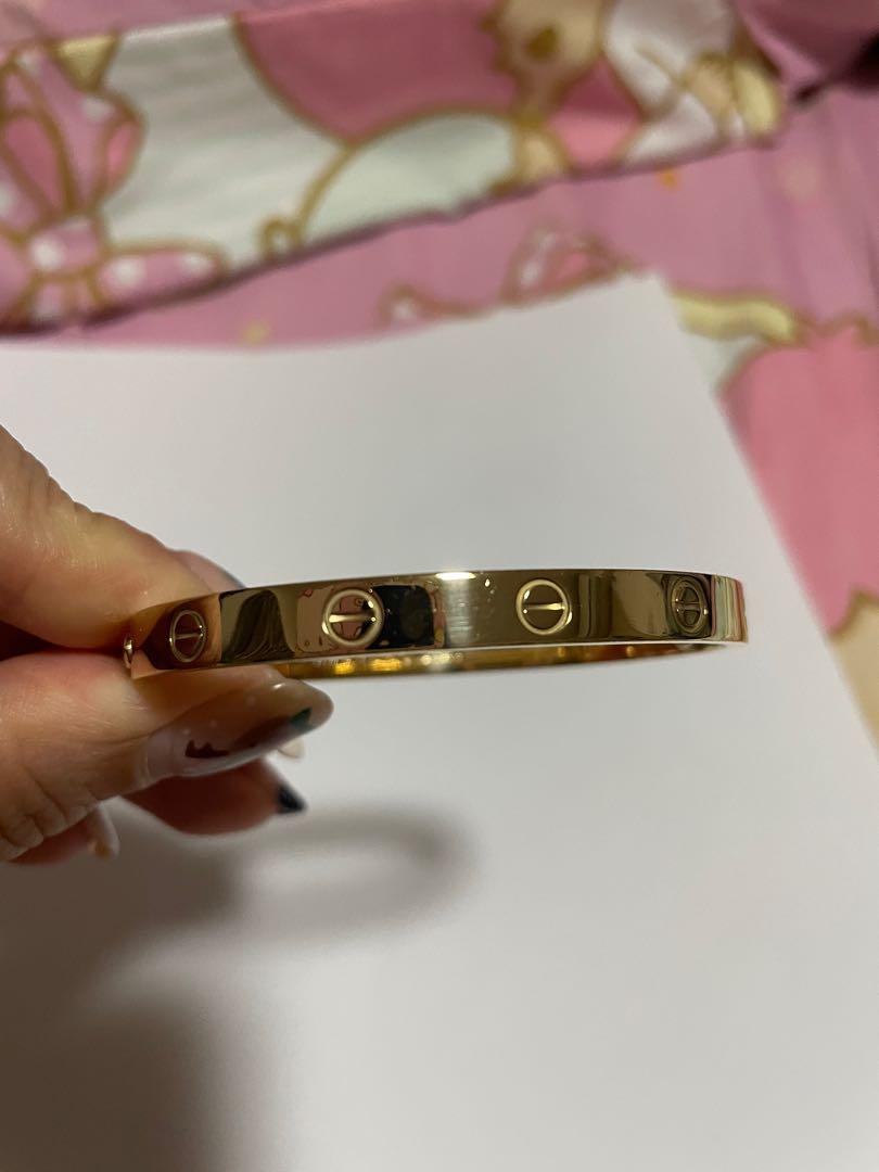Cartier love bracelet shop preloved
