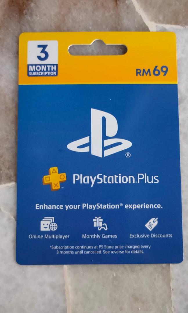 Playstation 3 sale month membership card