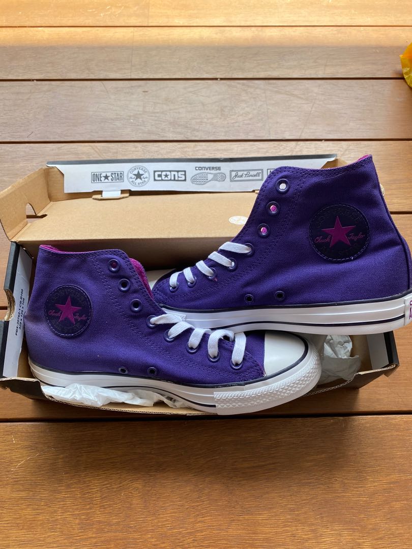 all purple chuck taylors