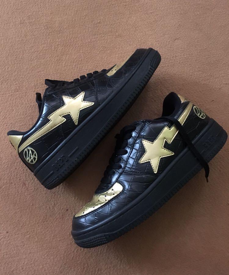 Rare Bapesta x 24k