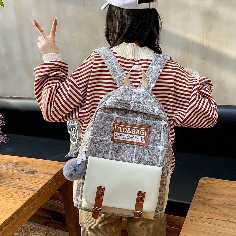 Ready Stock In Malaysia WBB043 Babary 4in1 Backpack Fashion Casual