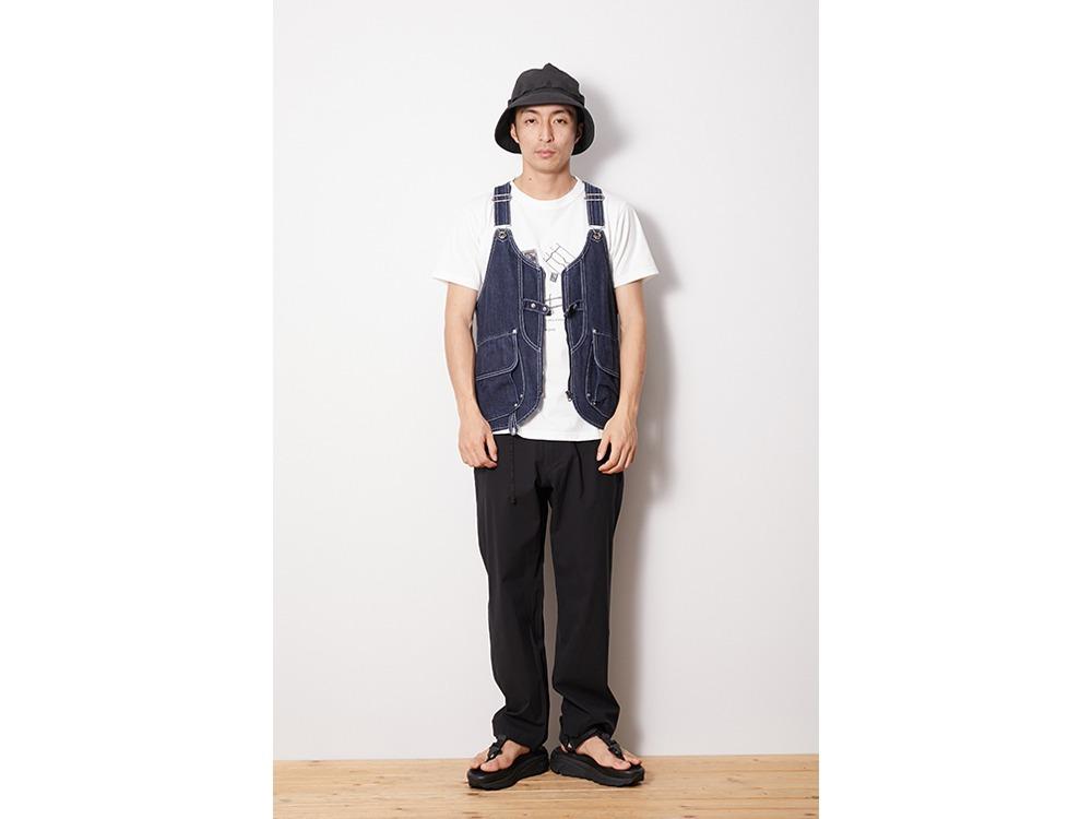 現貨直送Snow peak Indigo TAKIBI Vest Indigo JPN M/ USA S, 男裝