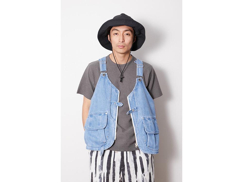 現貨直送Snow peak Indigo TAKIBI Vest Indigo JPN M/ USA S, 男裝