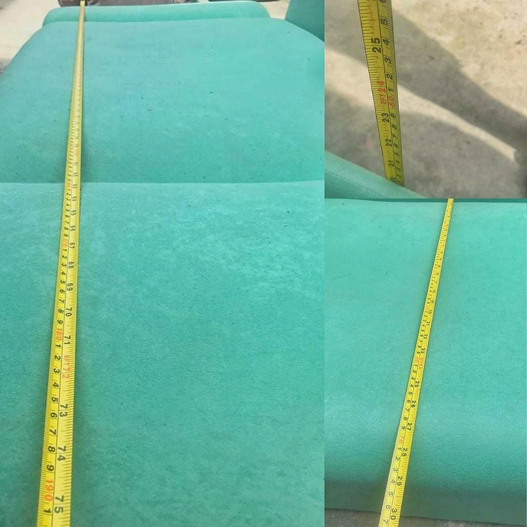 Sofa bed with legs (Category: Sofas) located in Makati City. Submitted by cuco678 (Listing ID 1136283537, Image 2). Description: slightly negotiable reclining sofa reclines with levels heavy duty frame soft lining with legs two inches.
