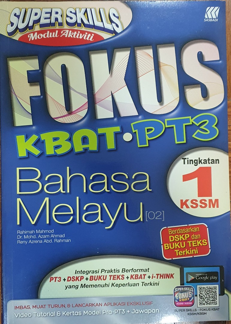Jawapan Aktiviti Buku Teks Bahasa Melayu Tingkatan 3