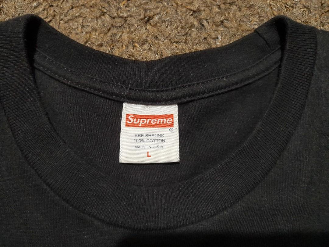 SUPREME BACK PRINT TSHIRT L Luxury Apparel on Carousell