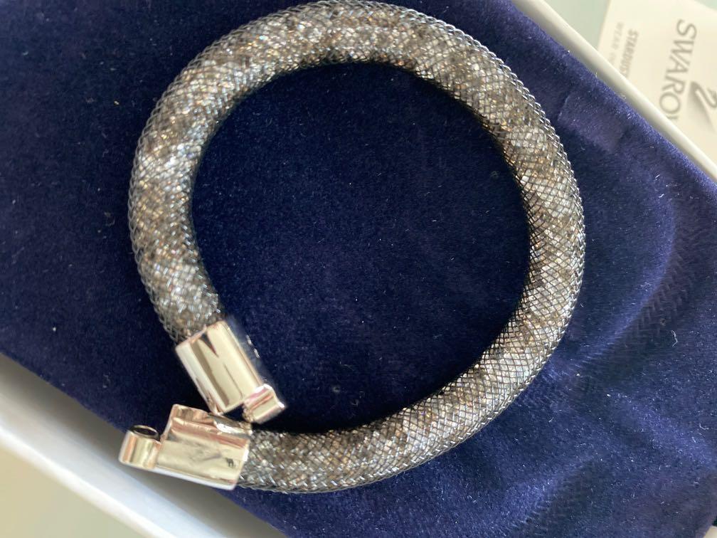 Swarovski - Stardust Bracelet Set Silver & Black | www.luxurybags.eu