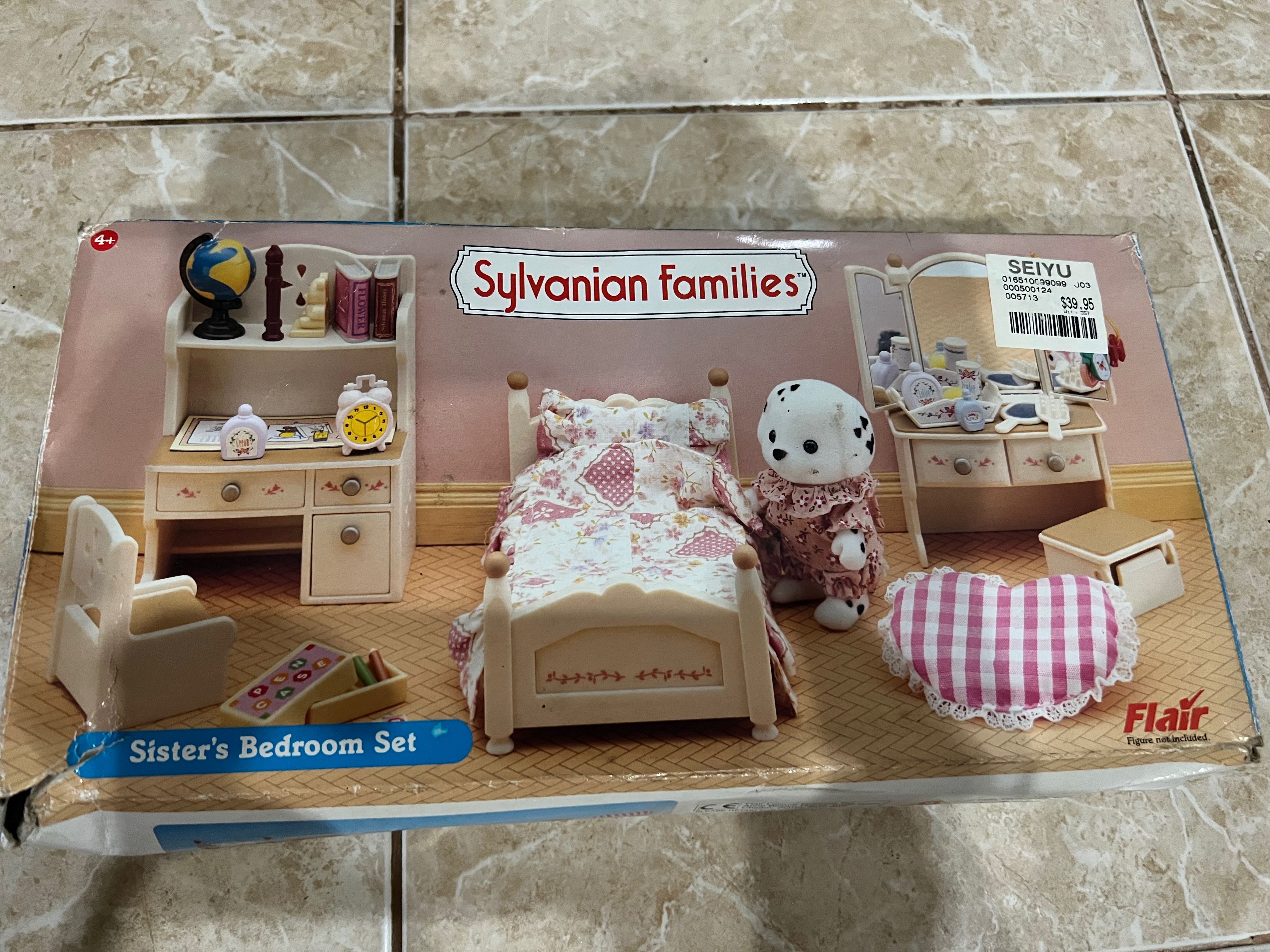 Sylvanian families shop sister's bedroom set