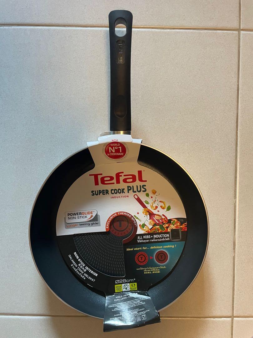 Tefal non stick induction cooking pan and spatula set, Furniture & Home