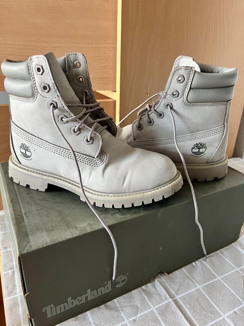 Timberland waterville 6 inch boots online medium grey nubuck