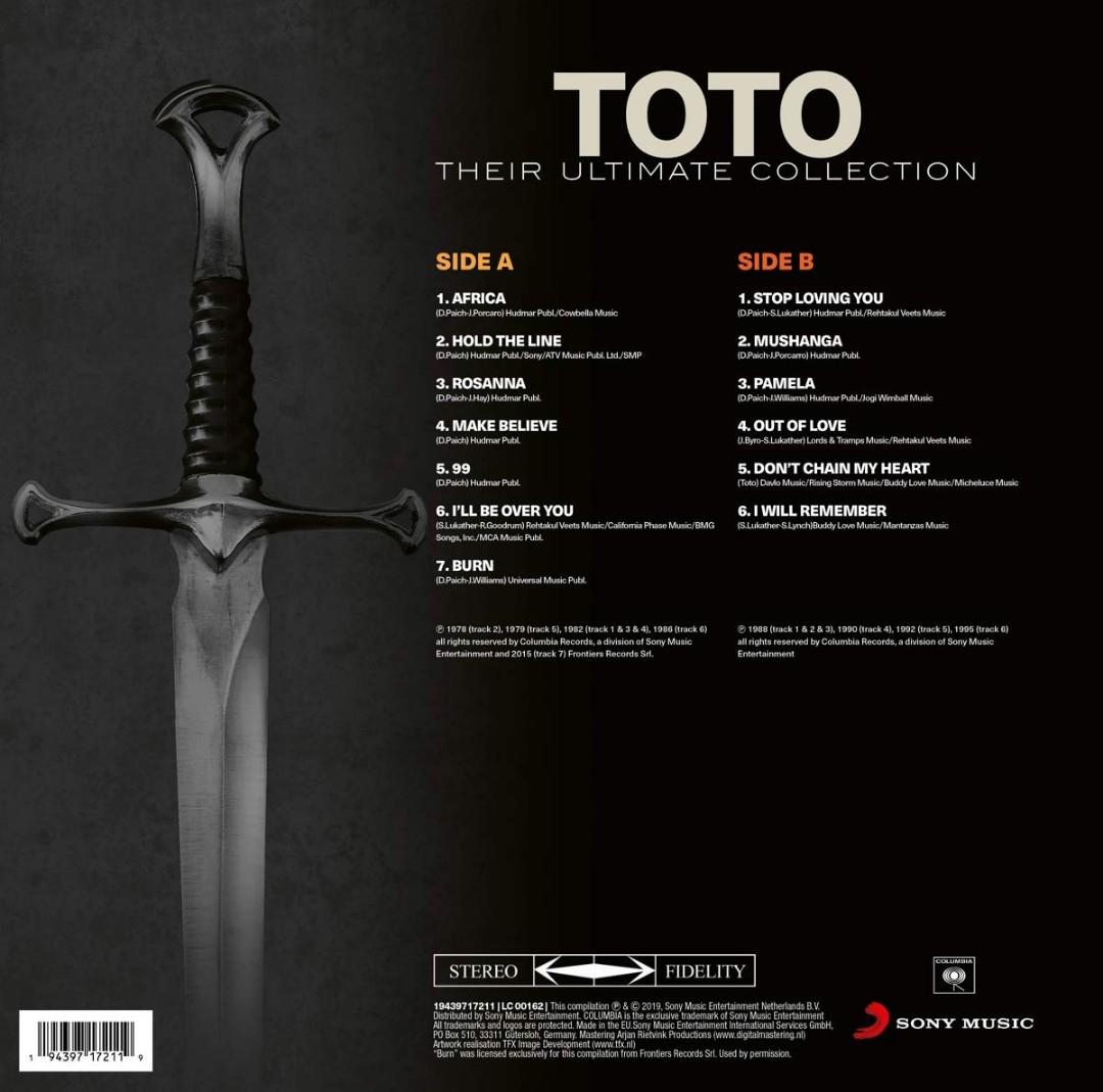 Toto Their Ultimate Collection Red Marbled LP (Category: Vinyls) located in Manila. Submitted by ramonrobin.cruz (Listing ID 1136402154, Image 2). Description: For sale = 3,750php Toto Their Ultimate Collection Red Marbled LP Brand New sealed made in E.U Contact 09360833528 https://www.facebook.com/Robin-Cruz-special-order-merchandise-111838937020408/.