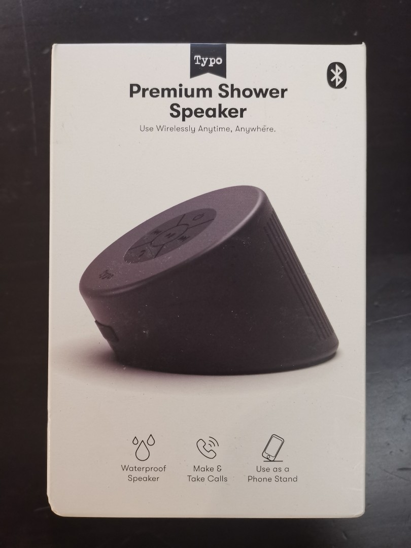 Typo Premium Shower Speaker Bluetooth, Mobile Phones & Gadgets, Other