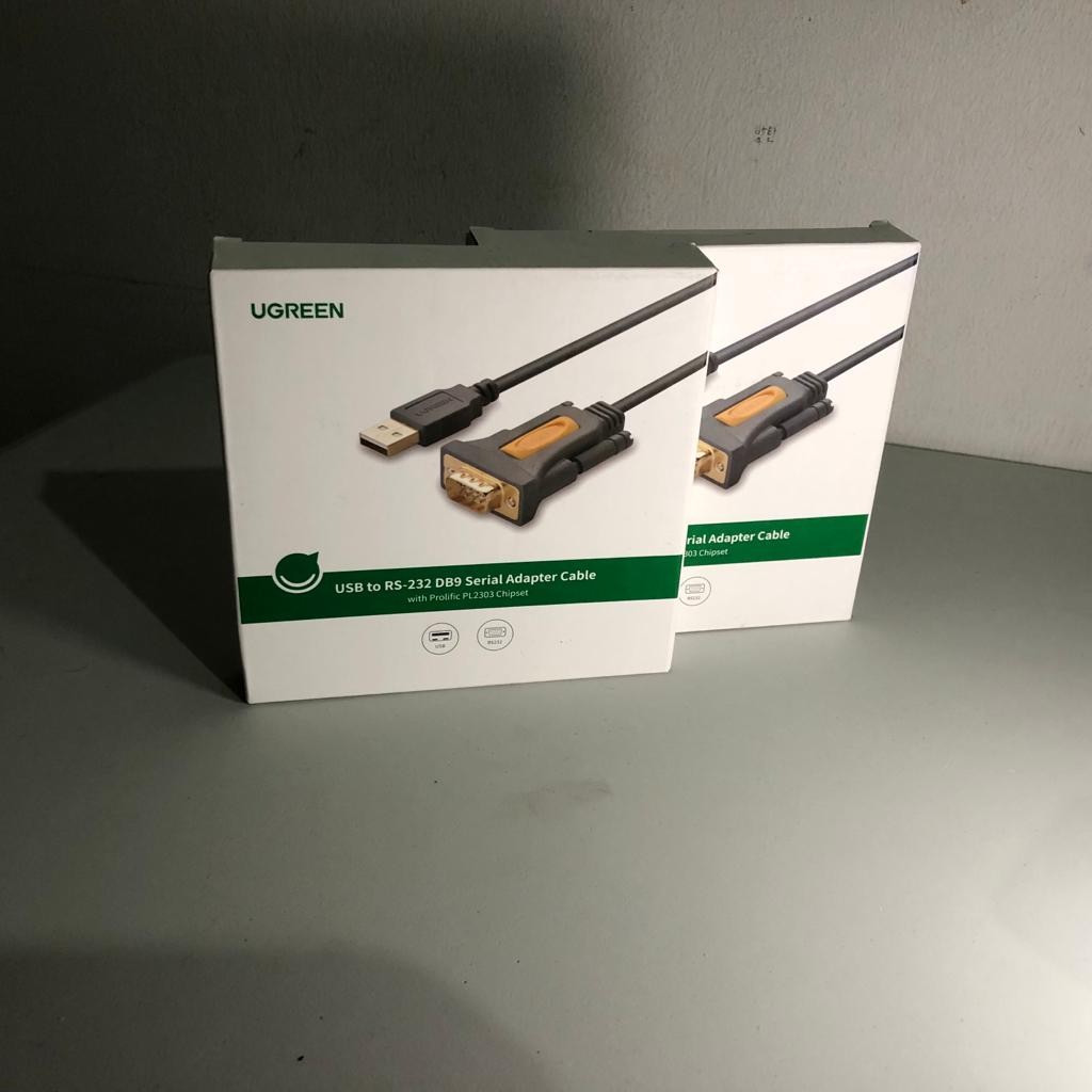 UGREEN USB TO RS232 DB9 SERIAL ADAPTER CABLE WITH PROLIFIC PL2303