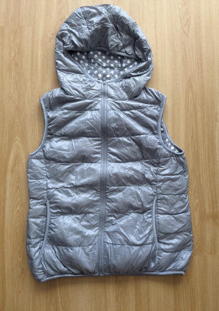 Down vest hotsell with hoodie