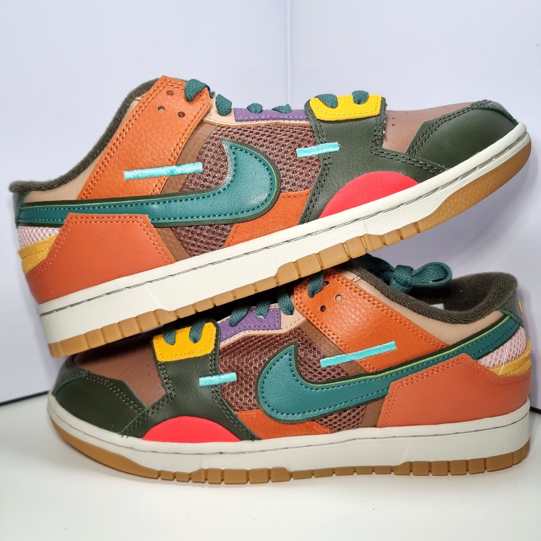nike dunk low scrap archaeo brown