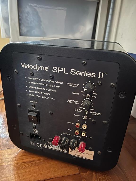 Velodyne spl outlet series 2