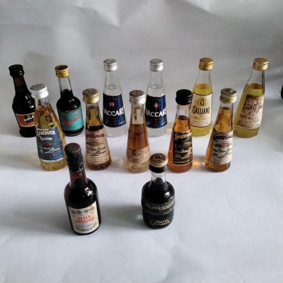 vintage assorted old mini liquor $3ea clearance sale, Hobbies & Toys,  Memorabilia & Collectibles, Vintage Collectibles on Carousell