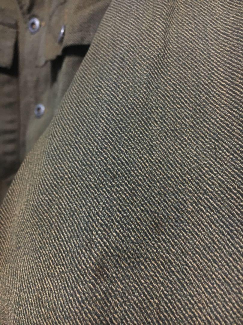 Vintage Military Denim Jacket, Men's Fashion, Coats, Jackets and