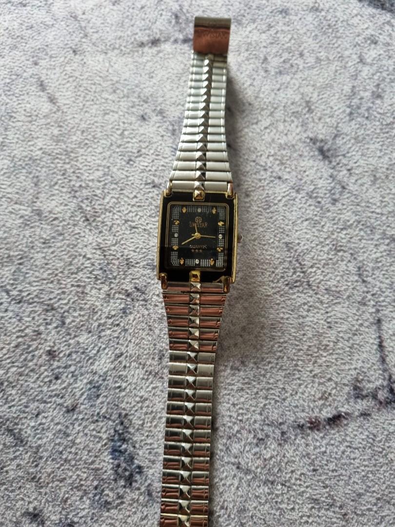 Vintage Swistar Quartz 22k Gold Electroplated Watch Not Working Luxury Watches on Carousell