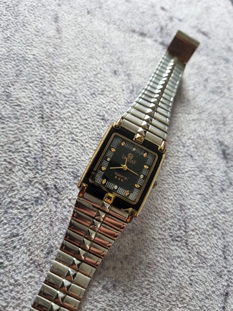 Swistar 22k gold best sale electroplated swiss quartz price