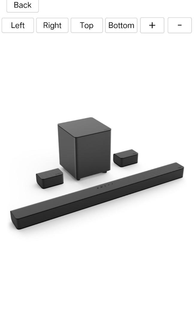 Vizio 5.1 surround system top