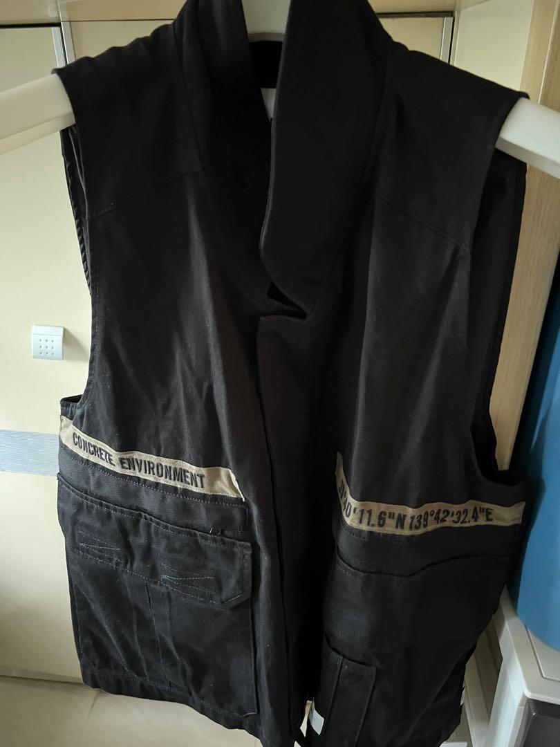 WTAPS REP JACKET VEST COTTON SATIN WTAPS REP VEST COTTON TWILL