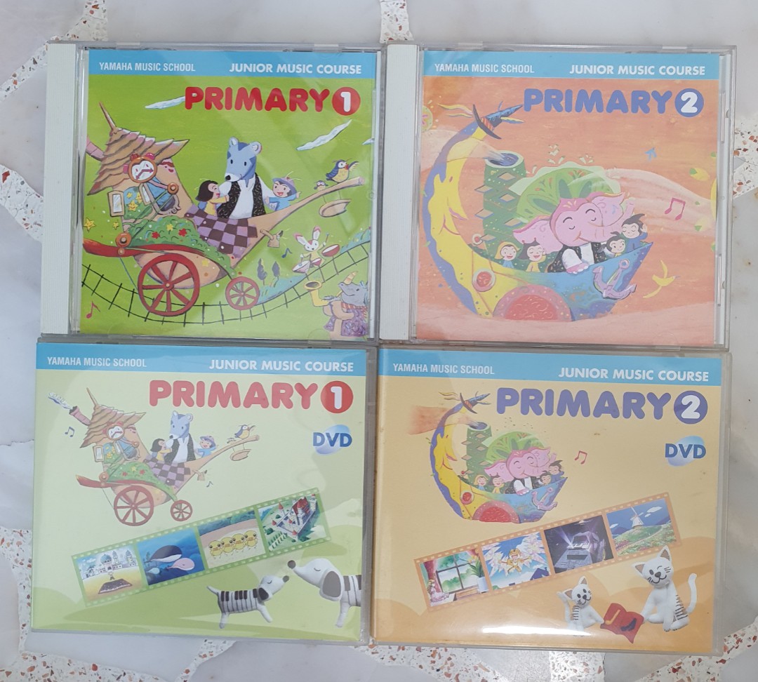 Yamaha Junior Music Course Primary 1 CD and DVD, Hobbies & Toys, Music ...